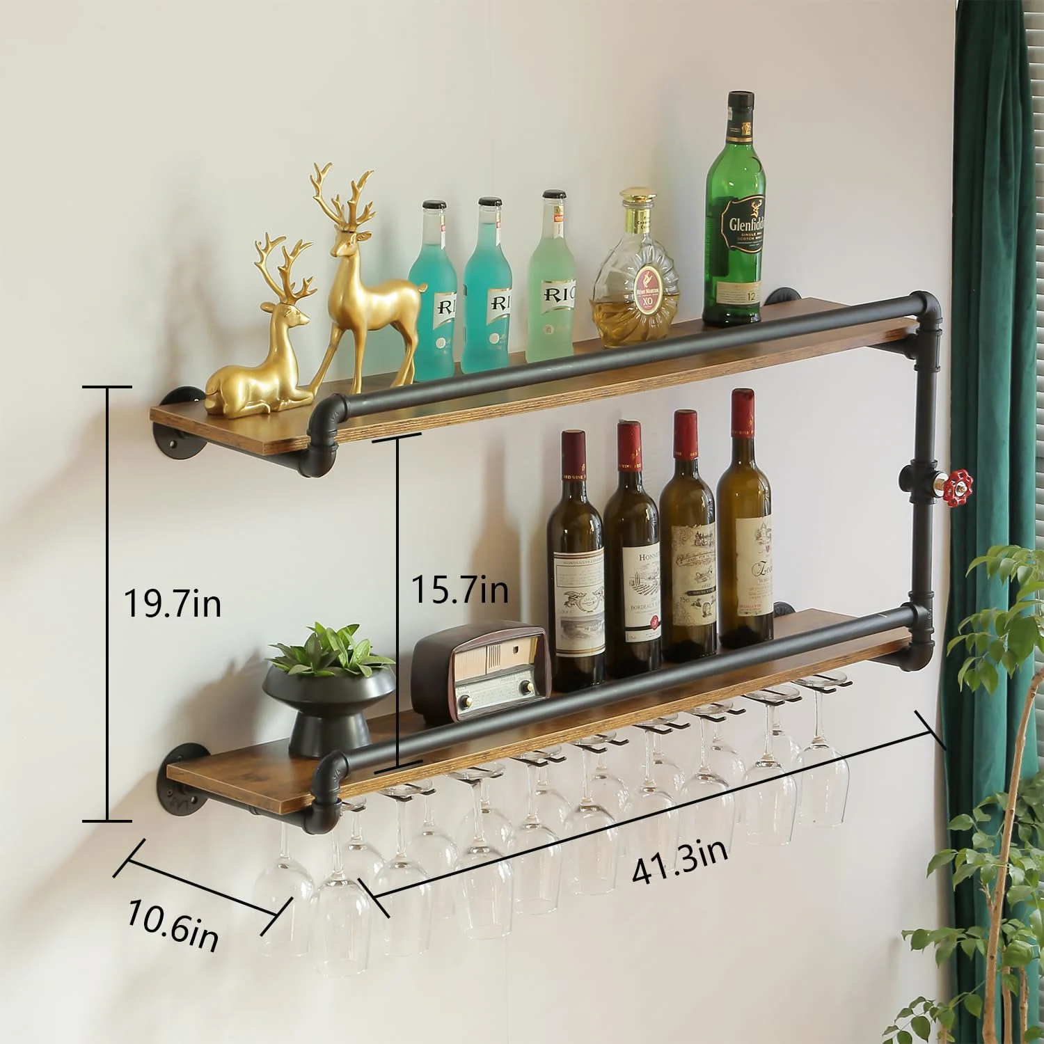 wine rack wall mounted 2