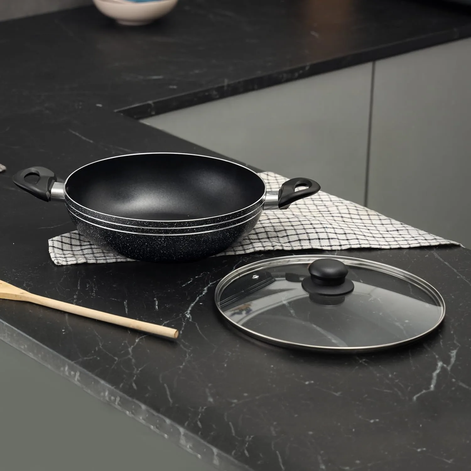 wok pan nonstick stir 2