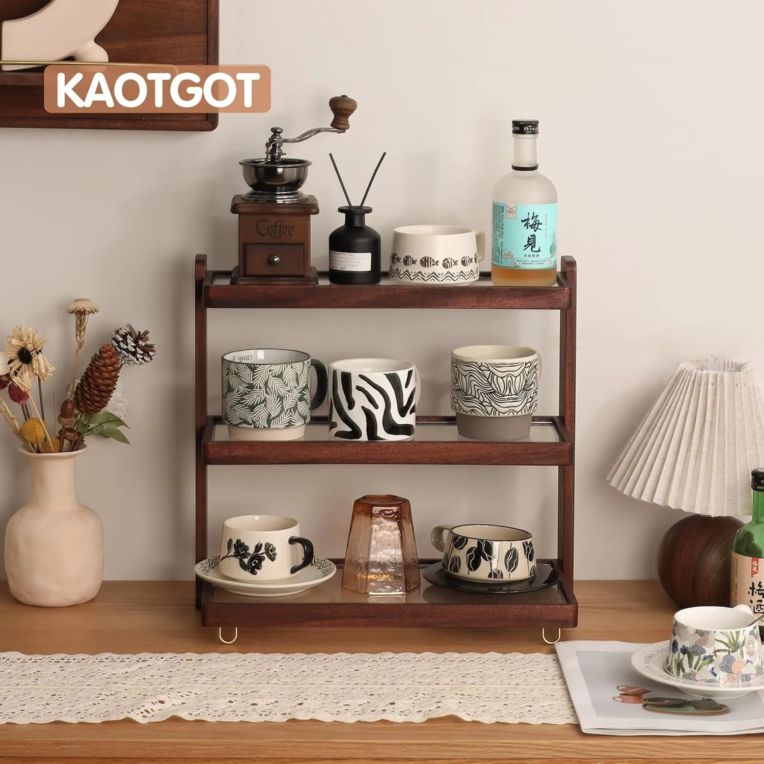 wood coffee mug holder 2