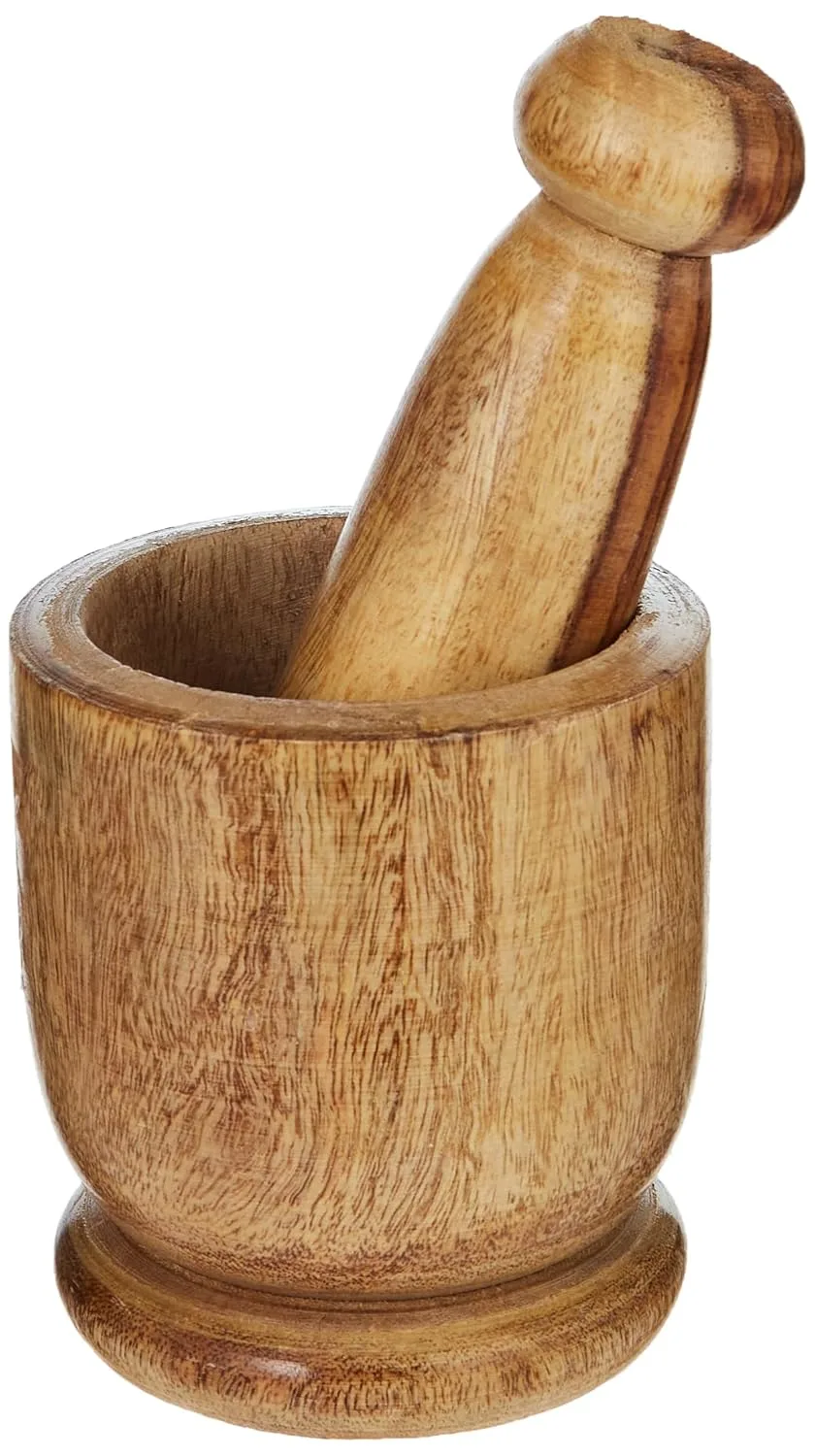 wooden mortar pestle 1