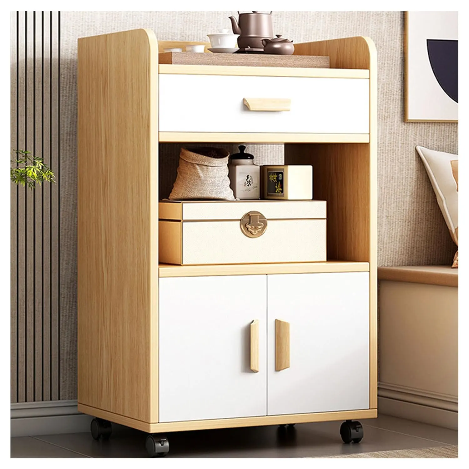 wooden sideboard cabinet 1
