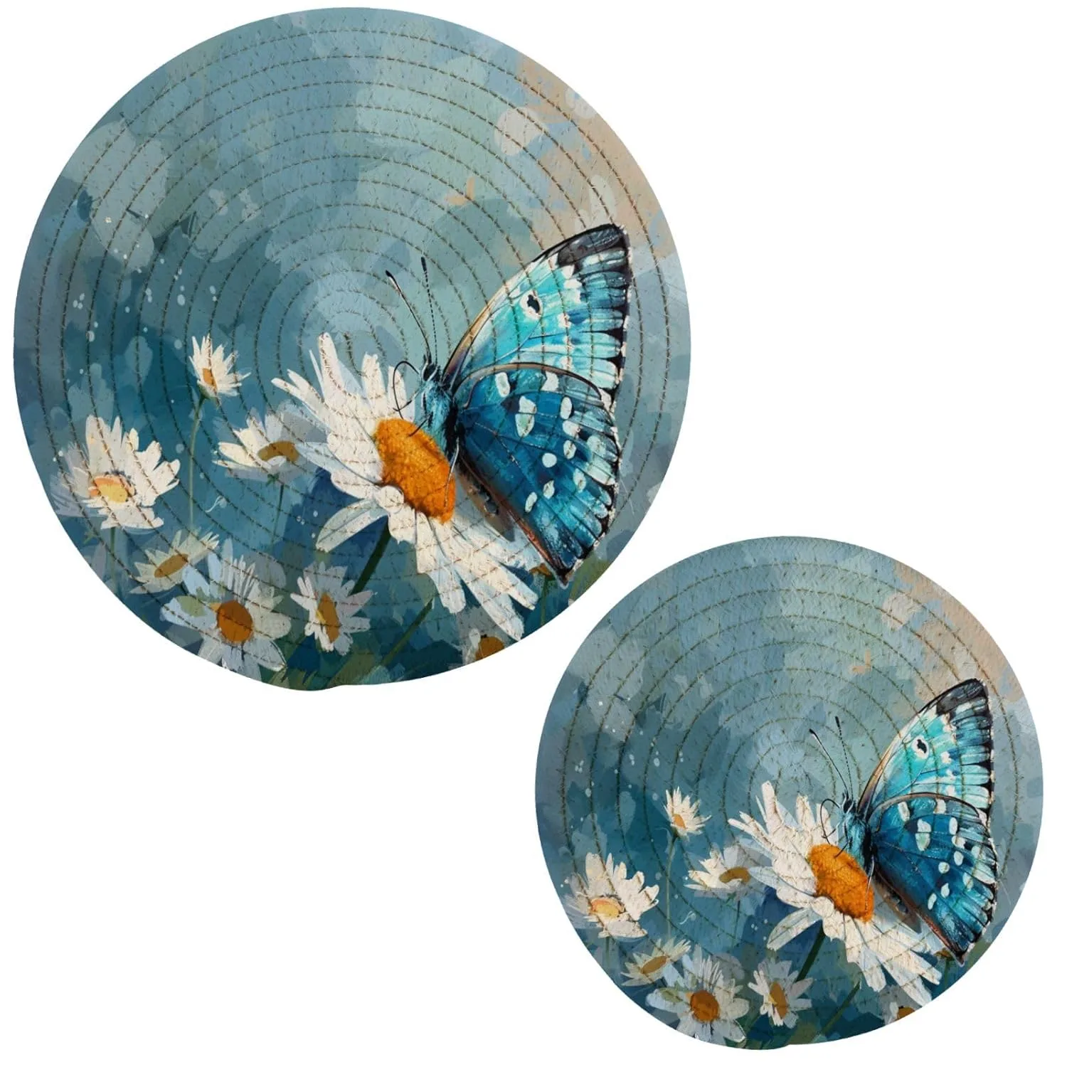 woven hot pot holders 1