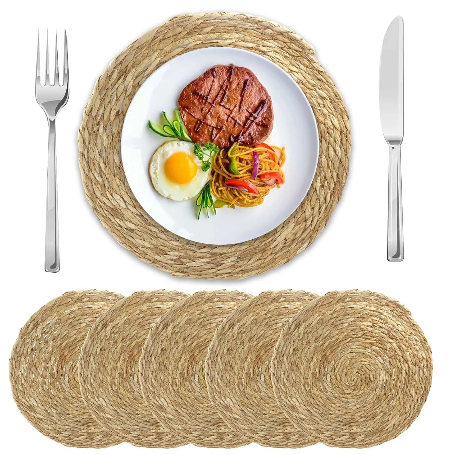 woven rattan placemats 1