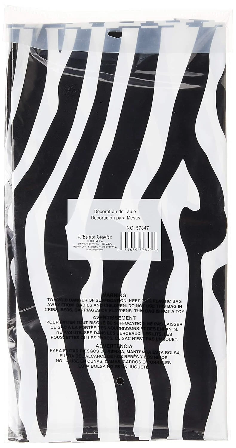 zebra tablecovers animal print 2