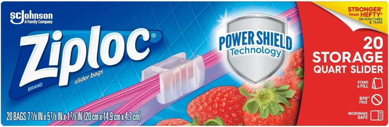 ziploc quart bags 1