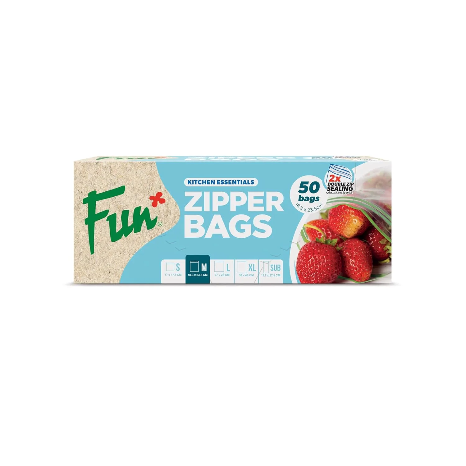 zipper bags medium clear 1