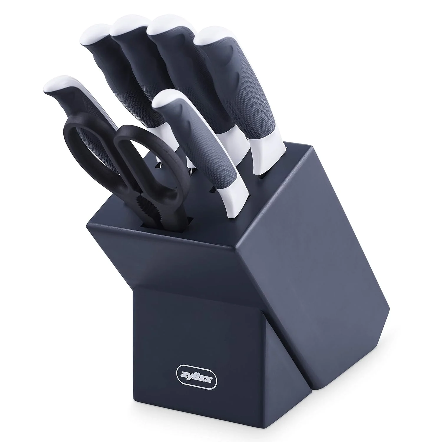 zyliss comfort 7 piece knife block set 1