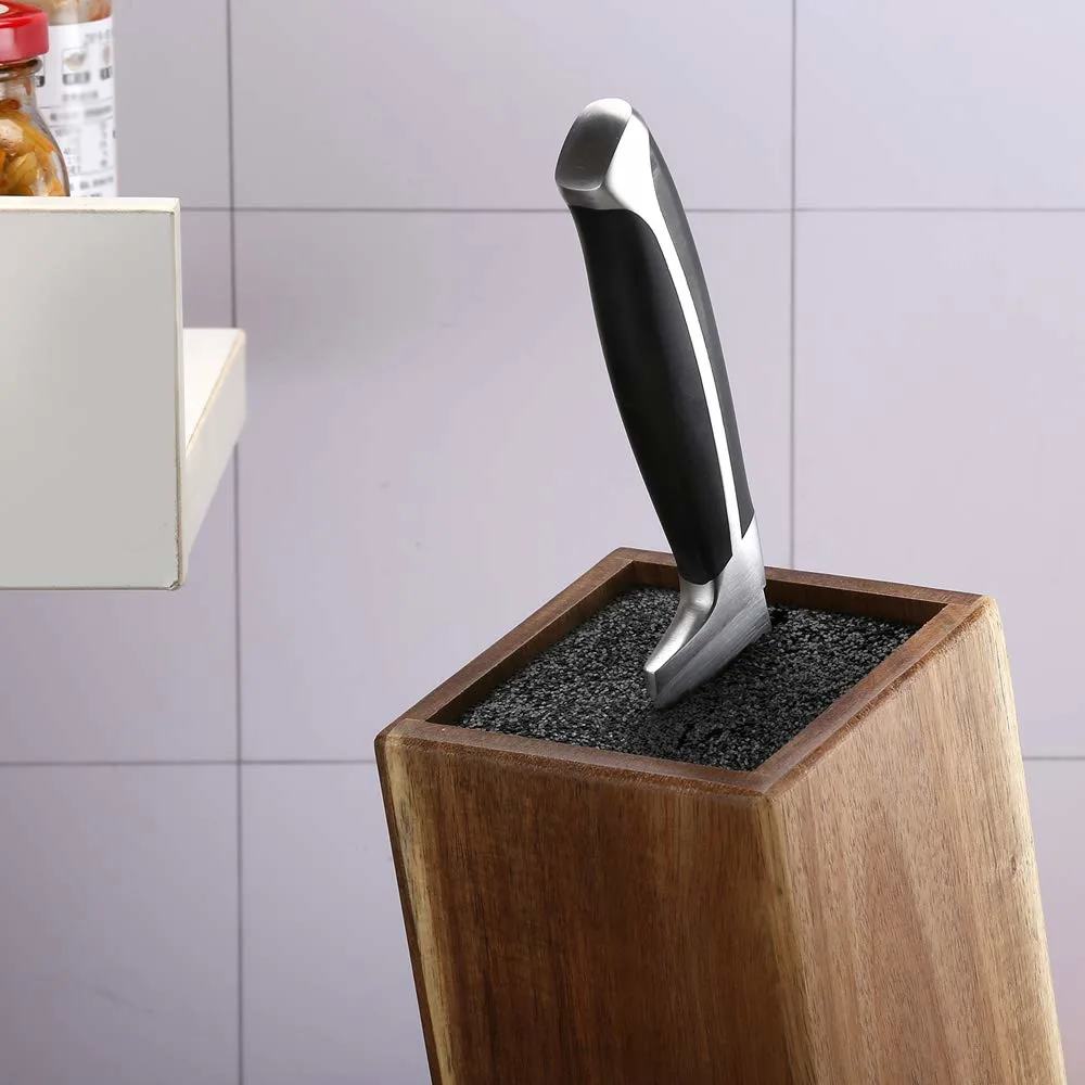 acacia wood knife holder 2