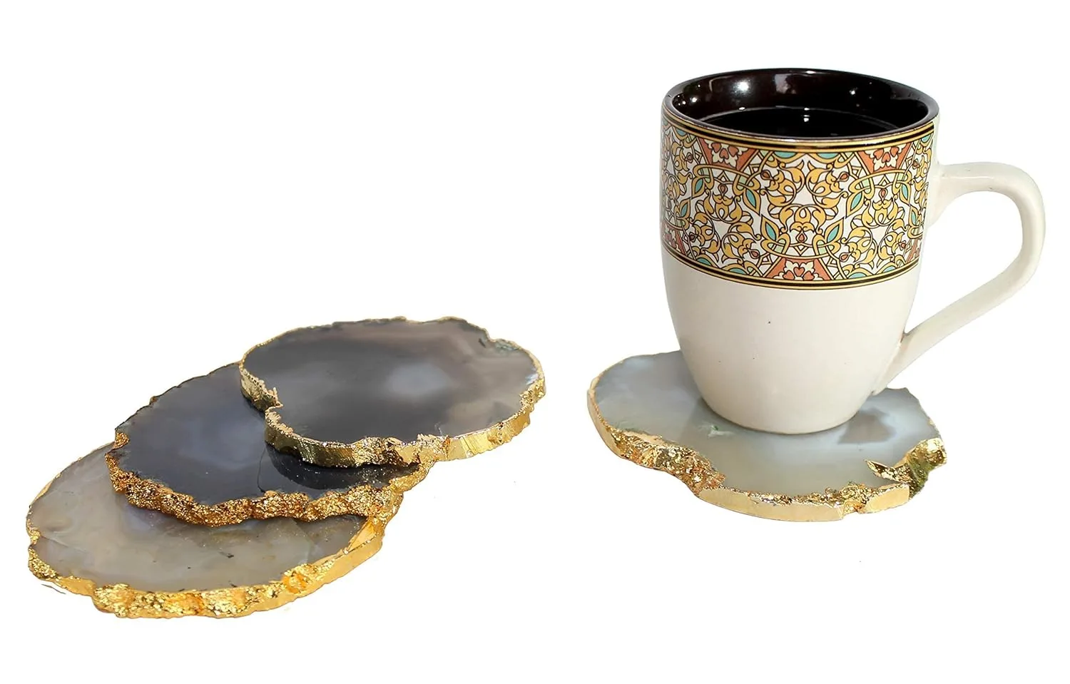 agate coasters set 2