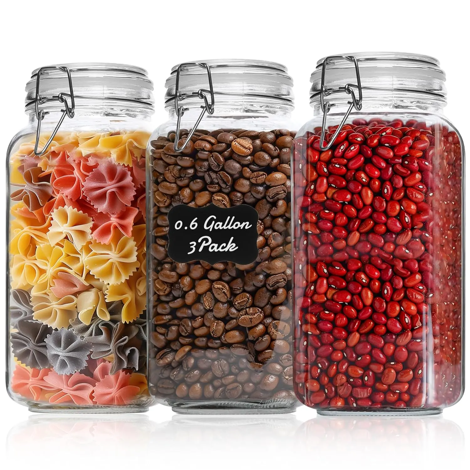 airtight glass jars 1