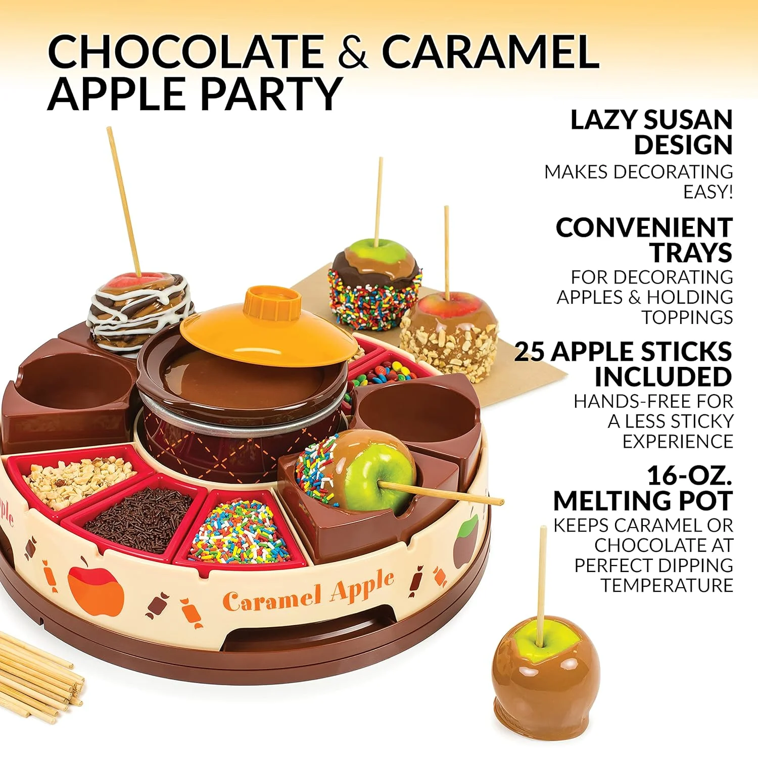 apple party fondue set 2