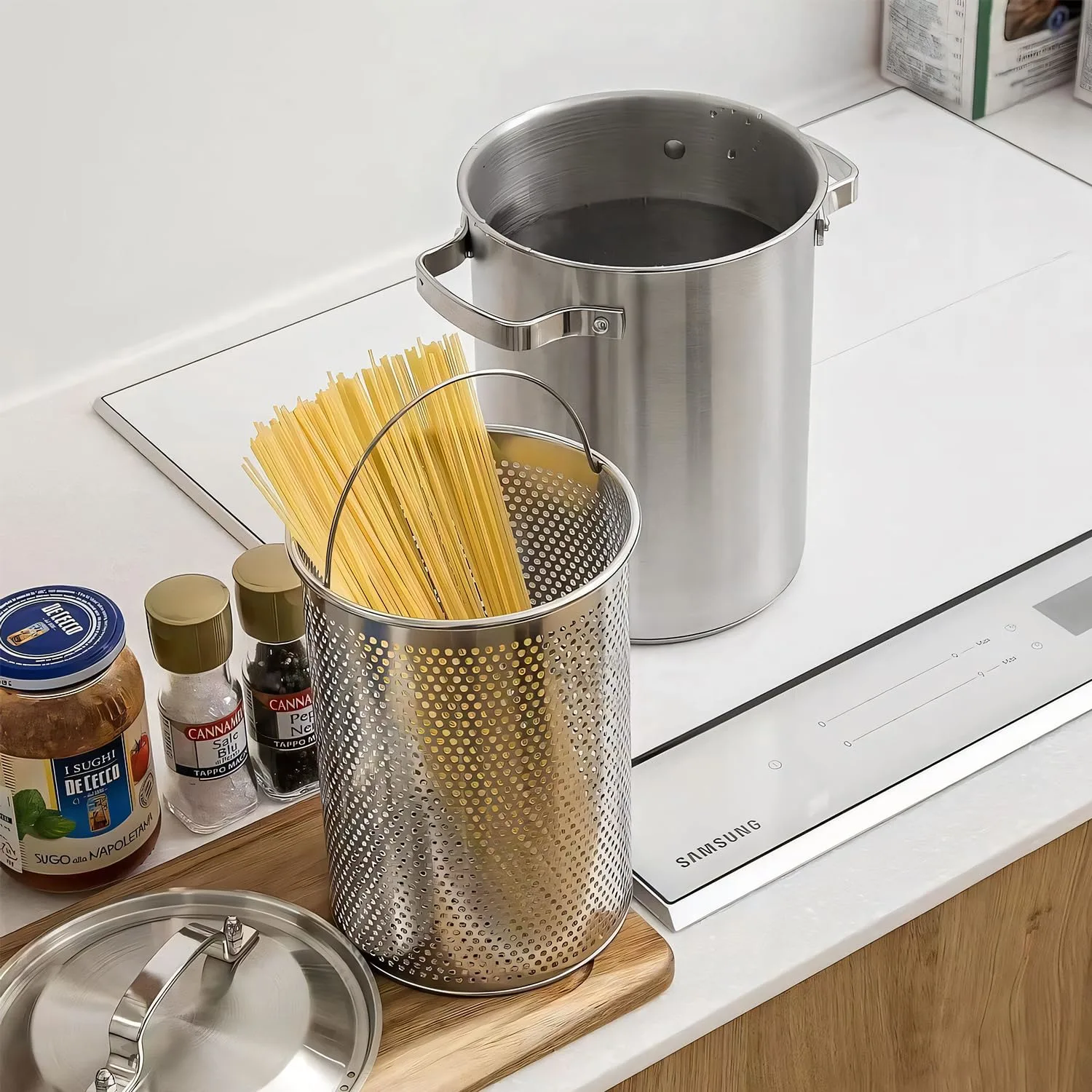 asparagus steamer pot pasta 1