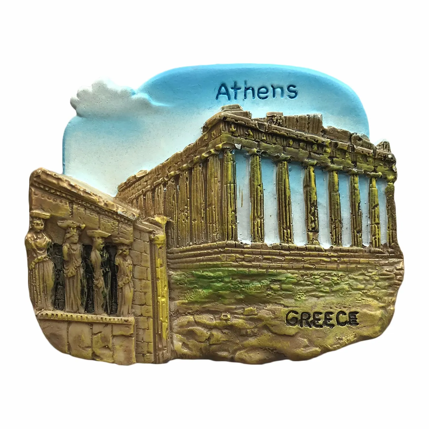 athens greece fridge magnet 1