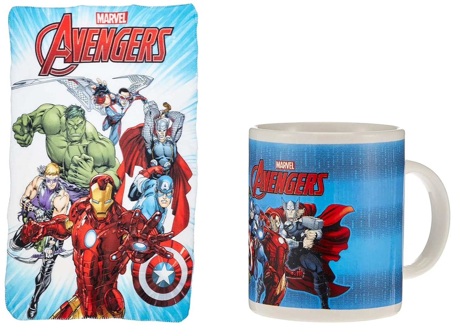 avengers blanket mug set 1