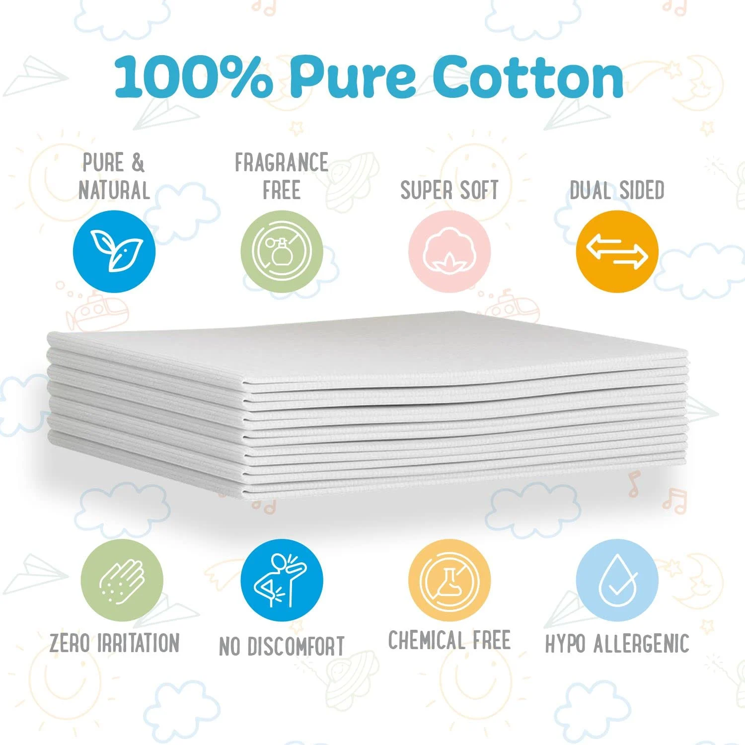 baby burp cloths disposable 2