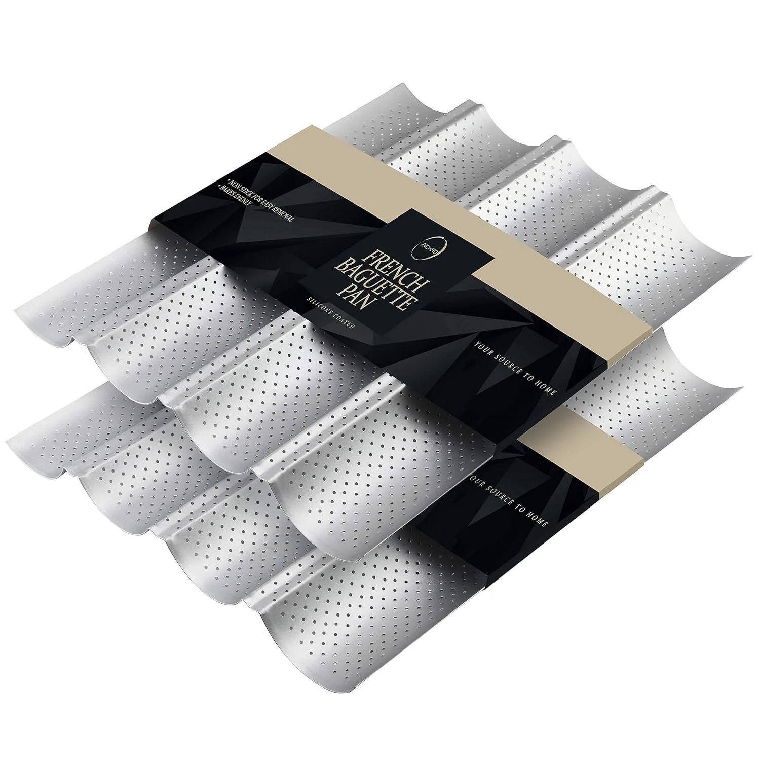 baguette pan nonstick french 1