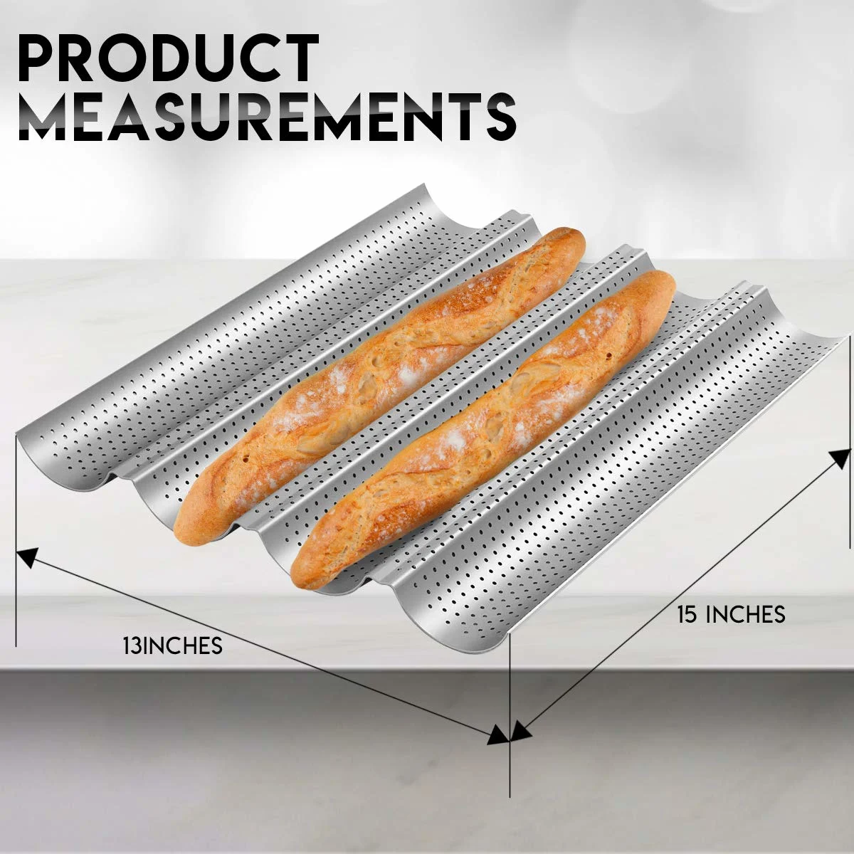 baguette pan nonstick french 2