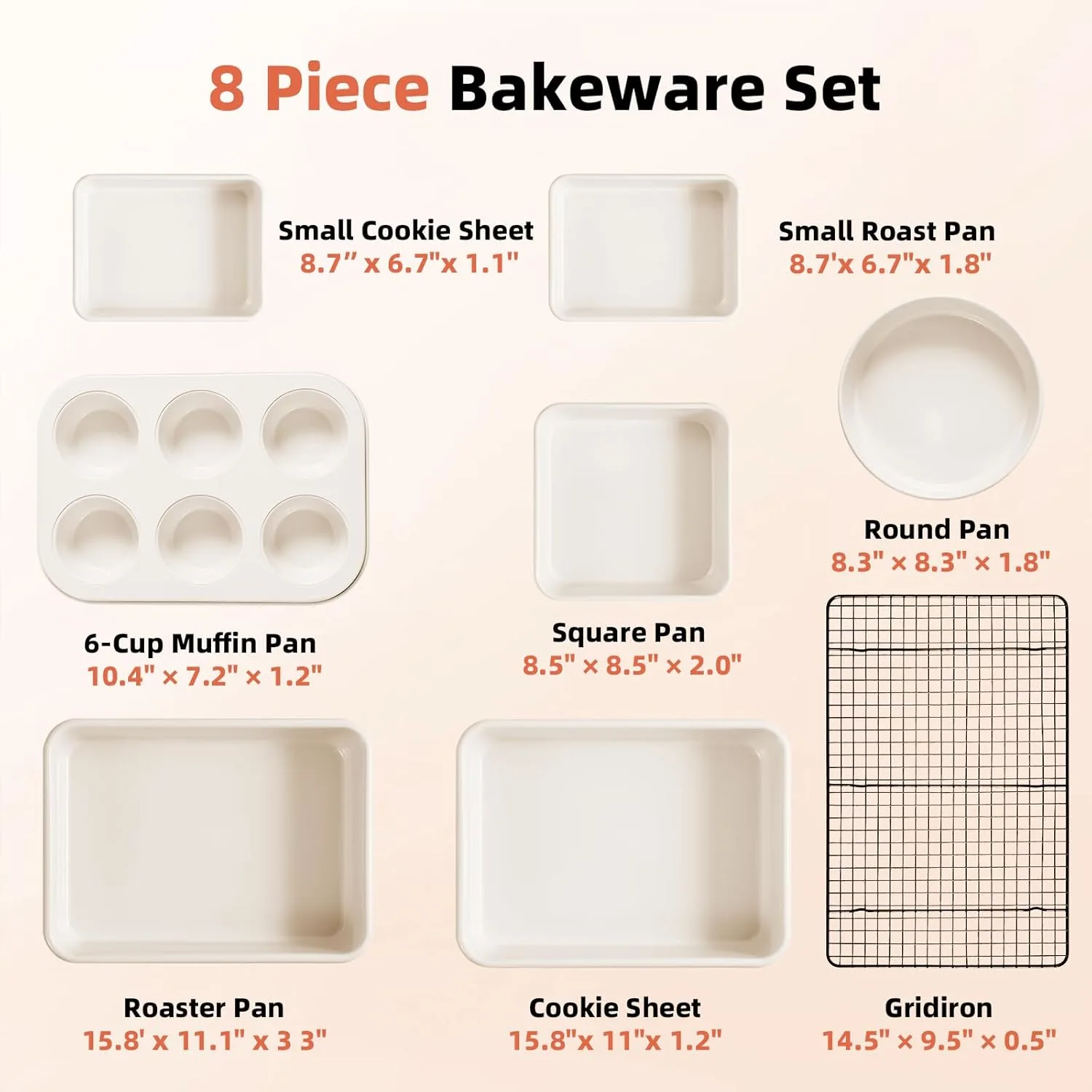 bakeware set baking pan 2