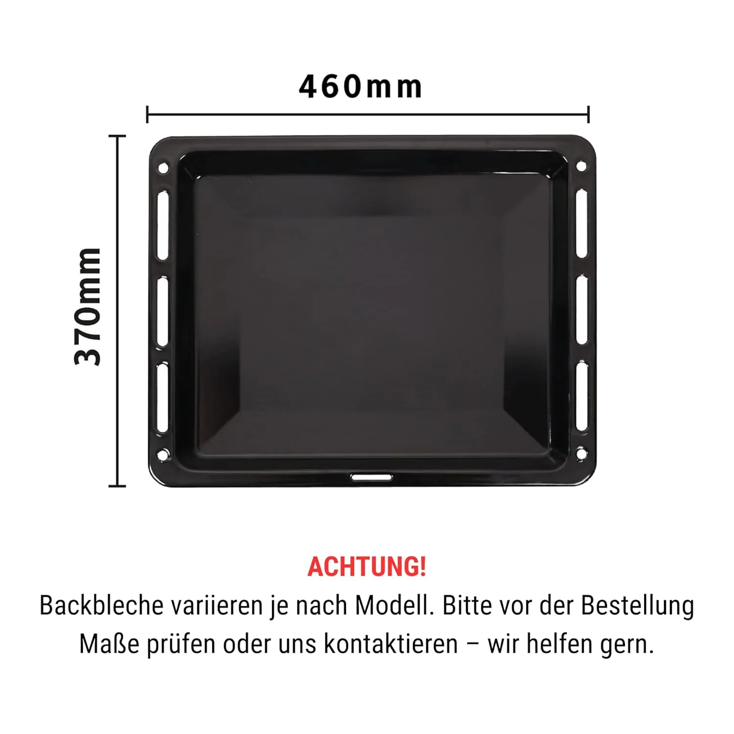 baking tray enamelled 2
