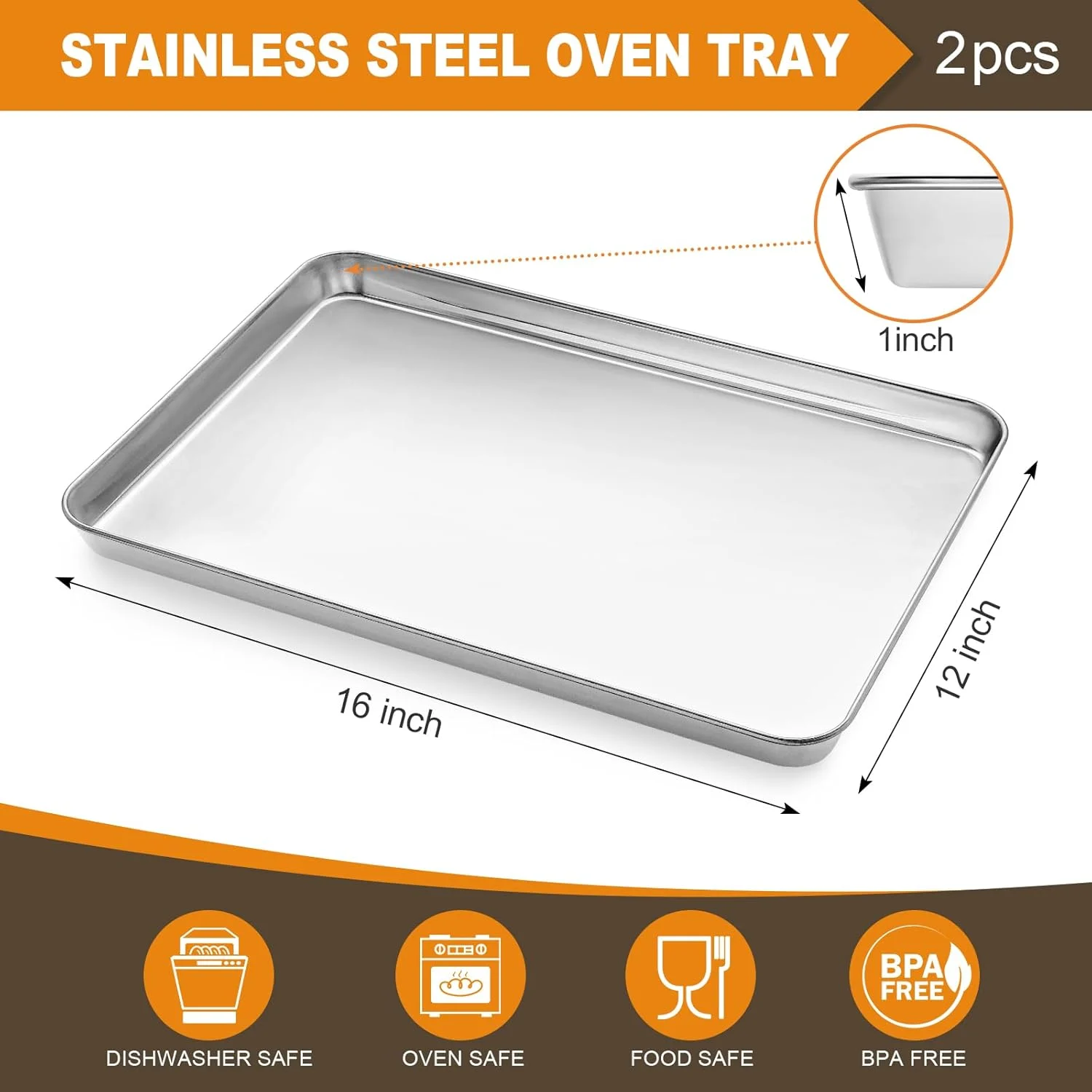 baking tray set 2