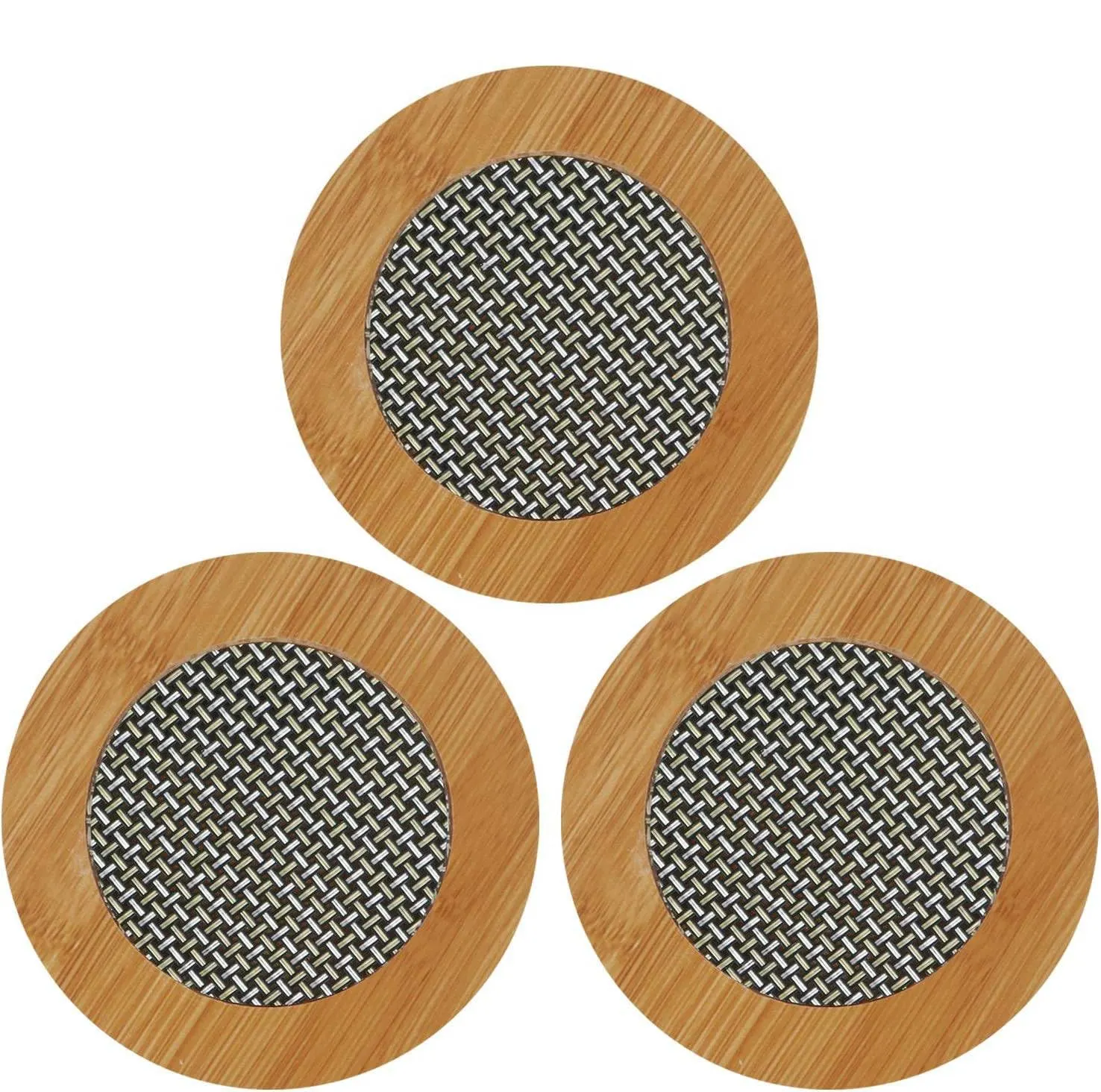 bamboo coasters heat pads 1