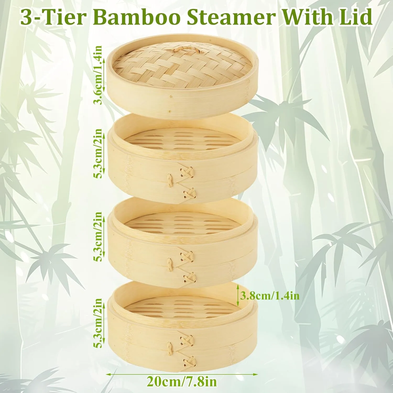 bamboo steamer basket lid 2