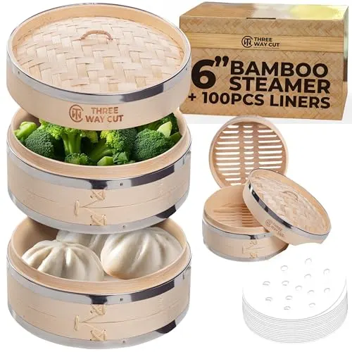 bamboo steamer dumpling 1