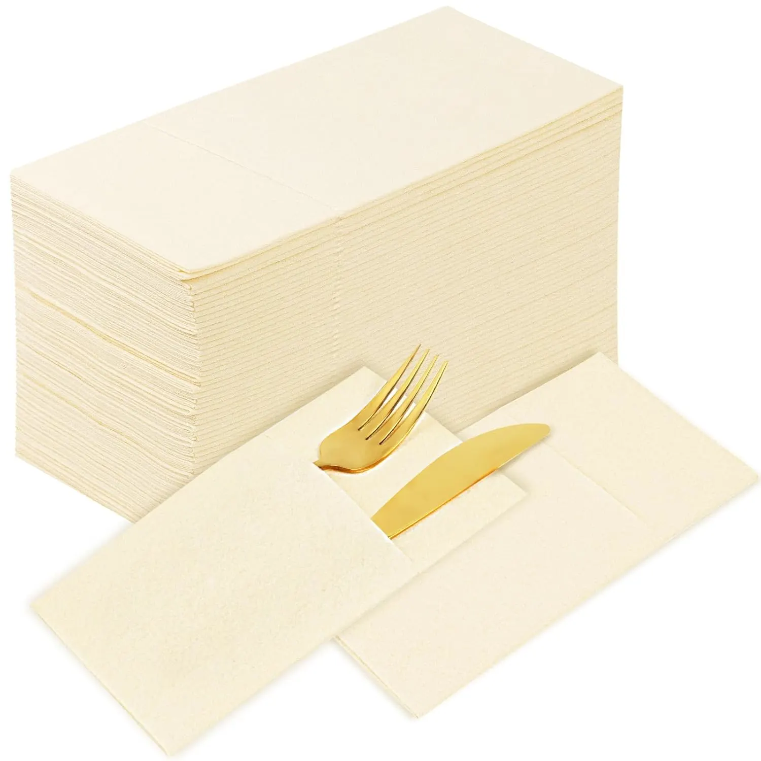 beige cloth napkins pocket 1