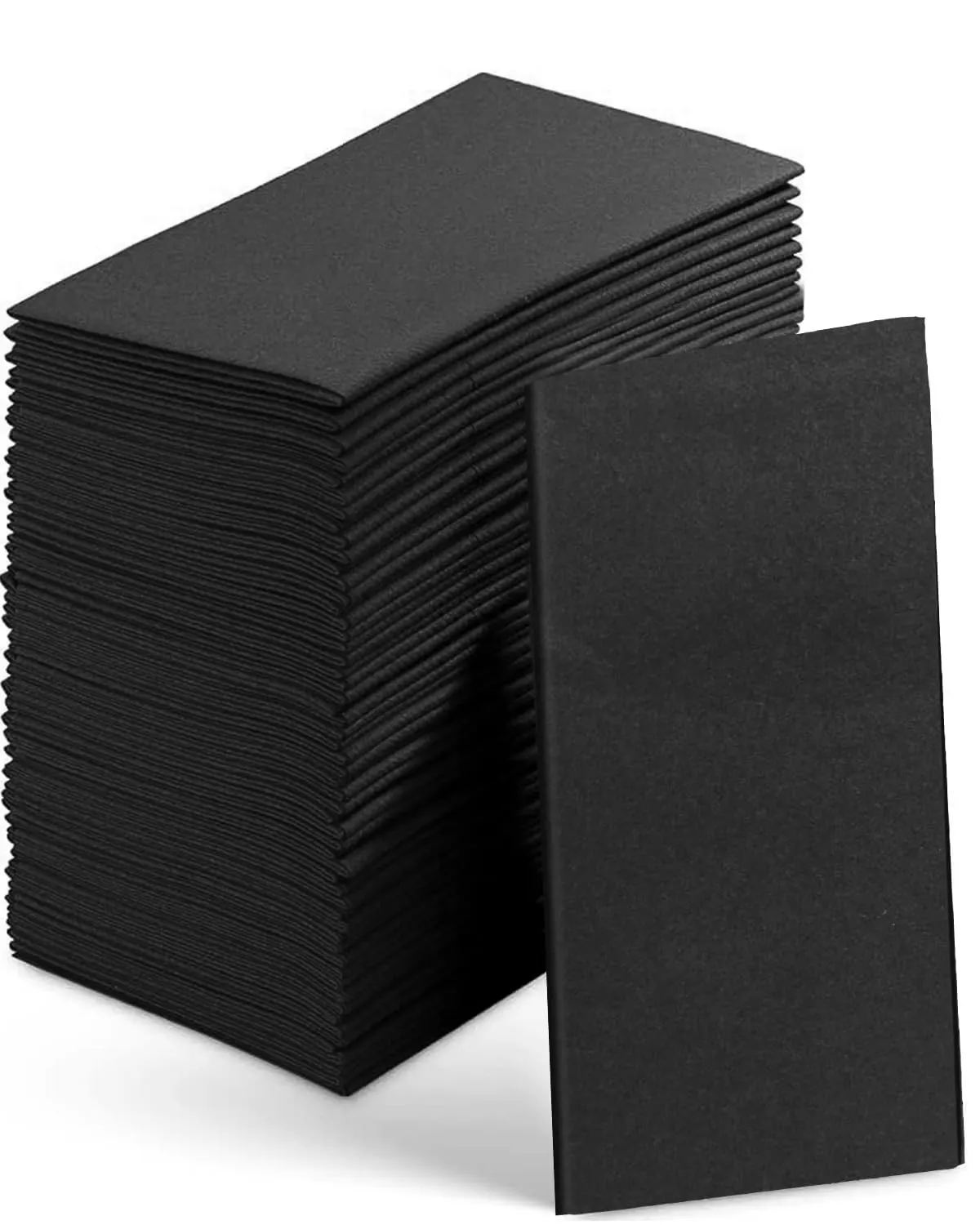 black disposable napkins linen 1