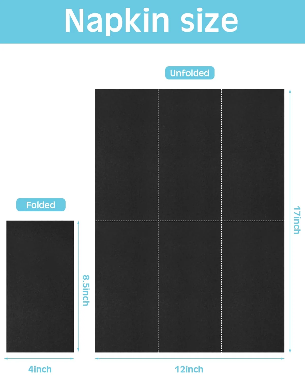 black disposable napkins linen 2