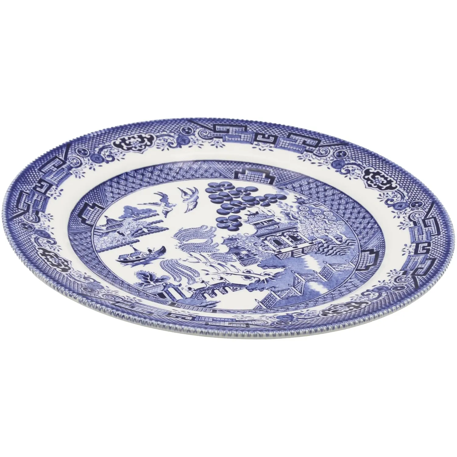 blue willow dinner plate 2