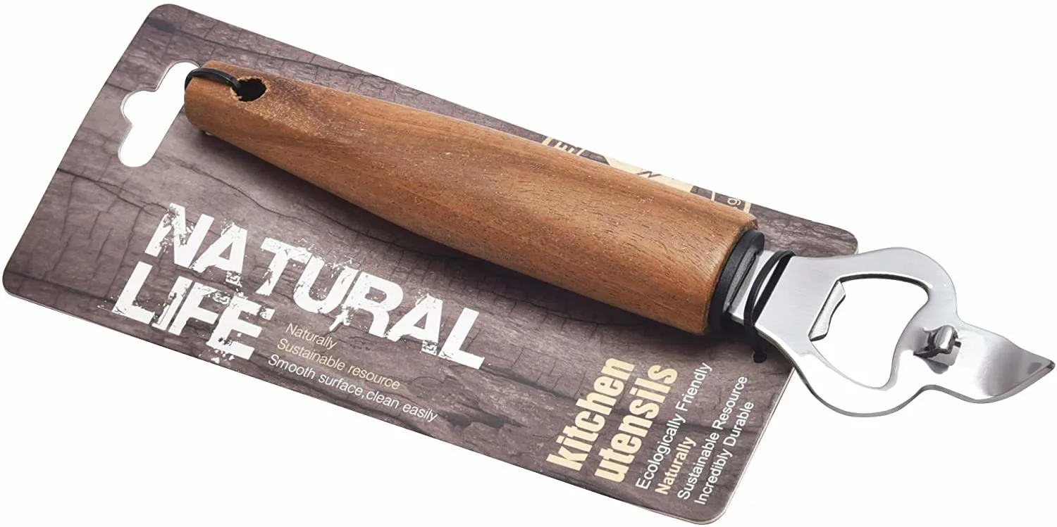bottle opener acacia wood 2