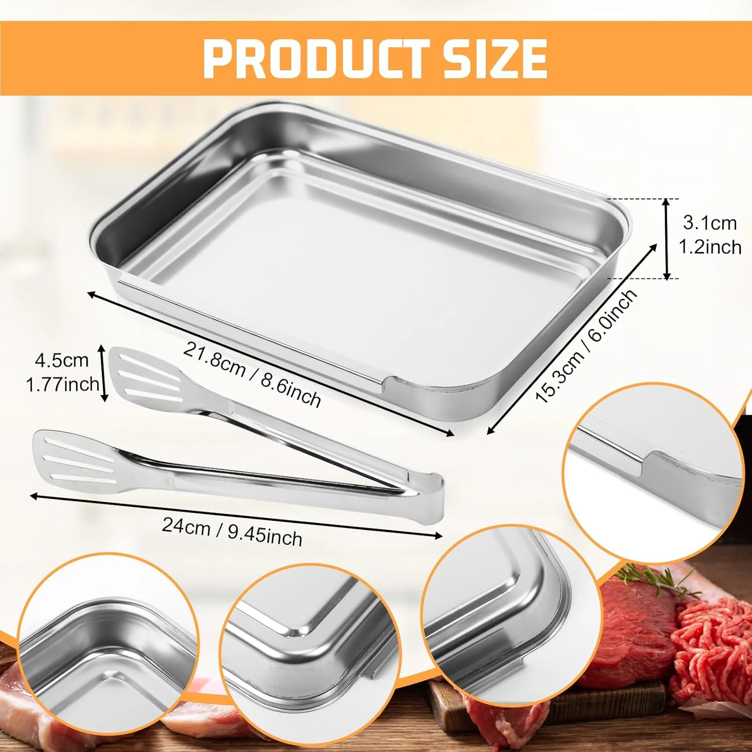 breading trays set 2
