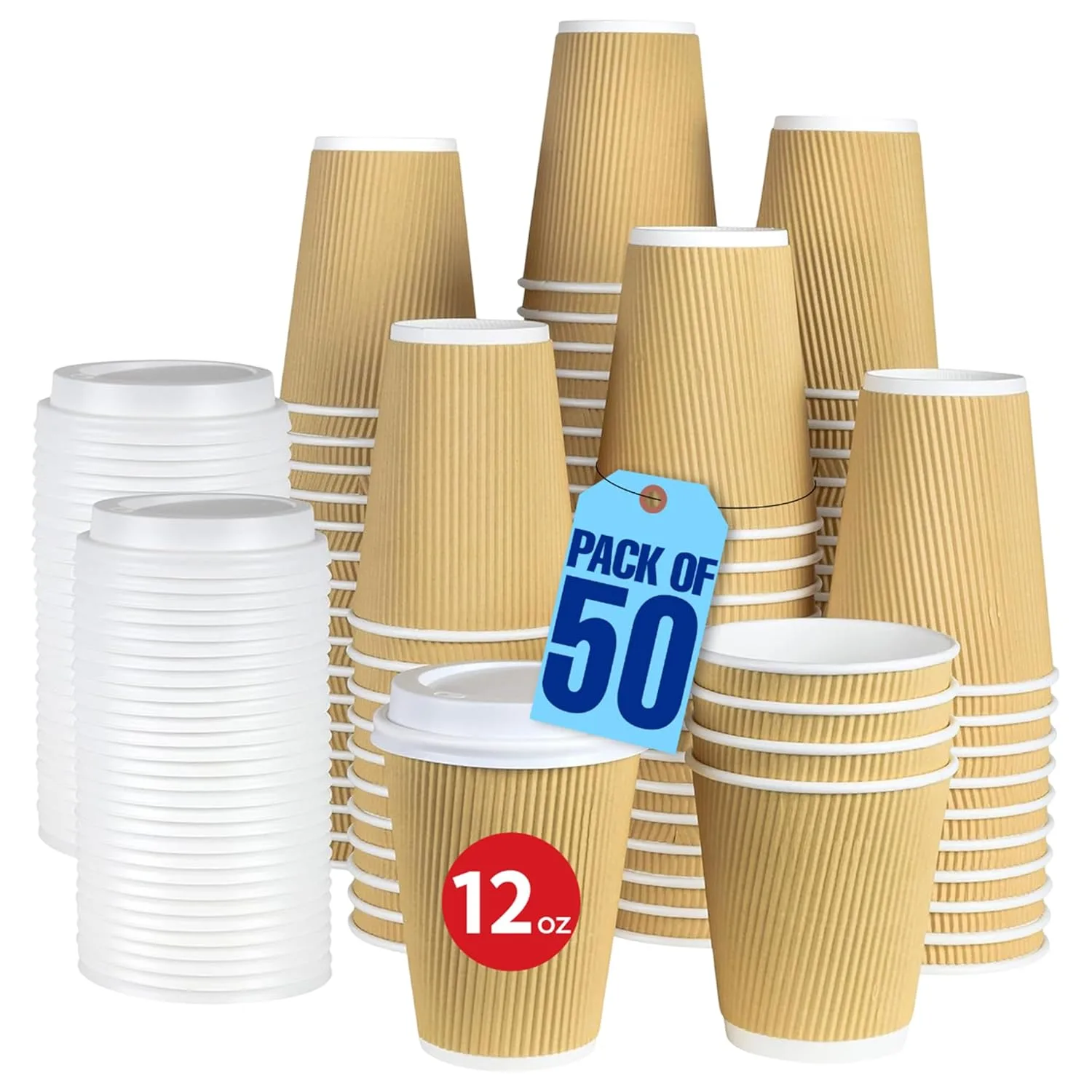 brown ripple coffee cups 1