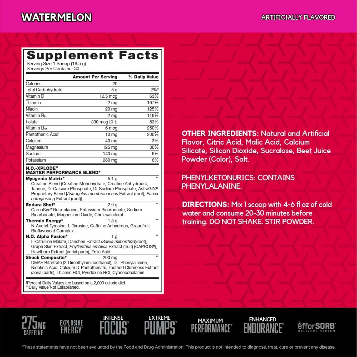 bsn no xplode preworkout 2