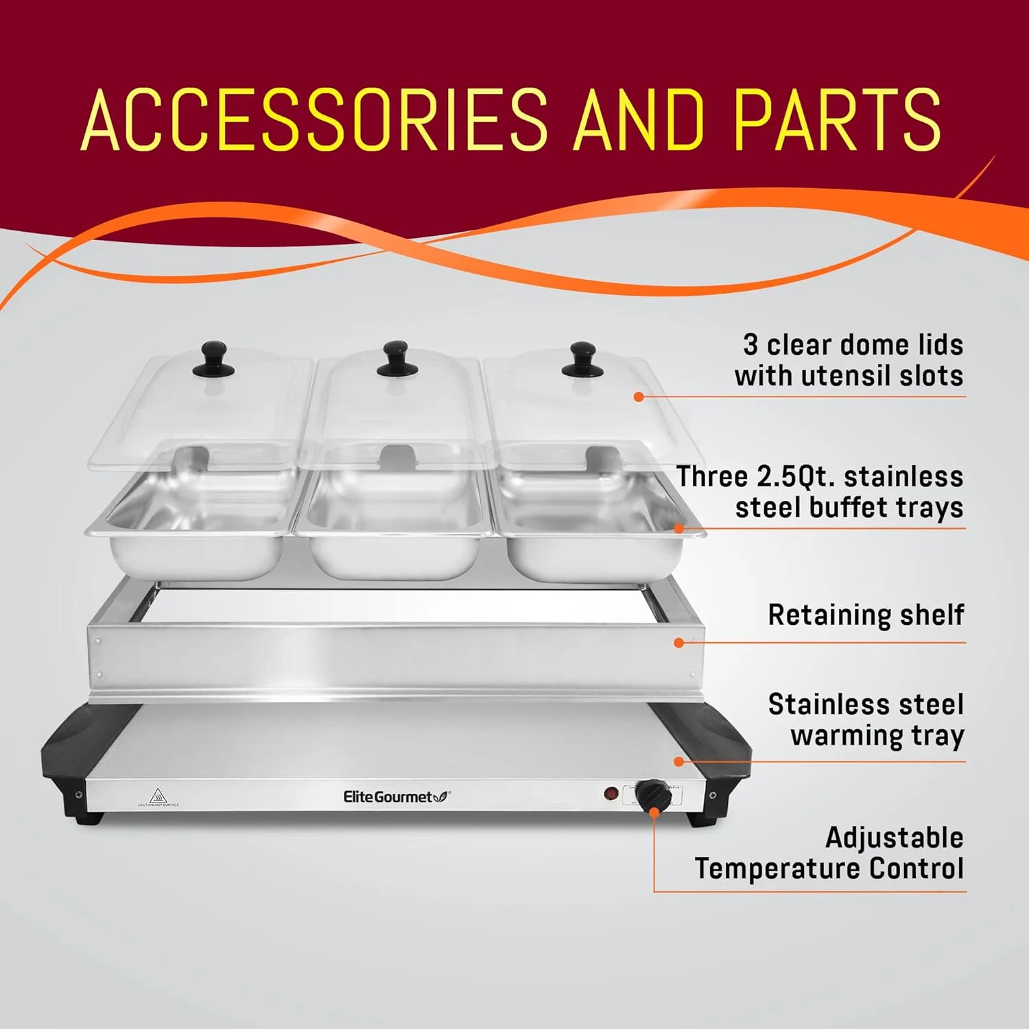 buffet server warmer triple 2