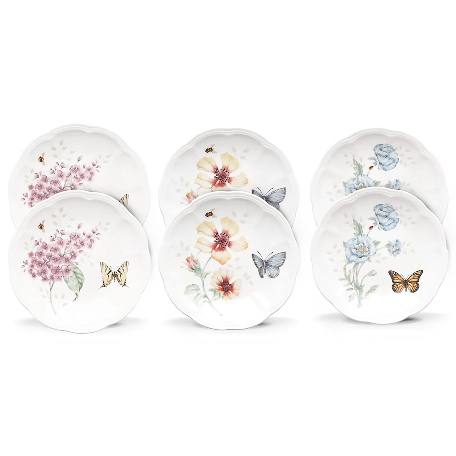 butterfly meadow plates 1