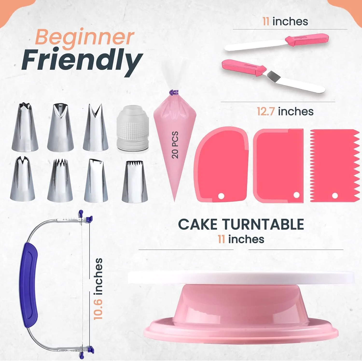 cake decorating kit turntable 2