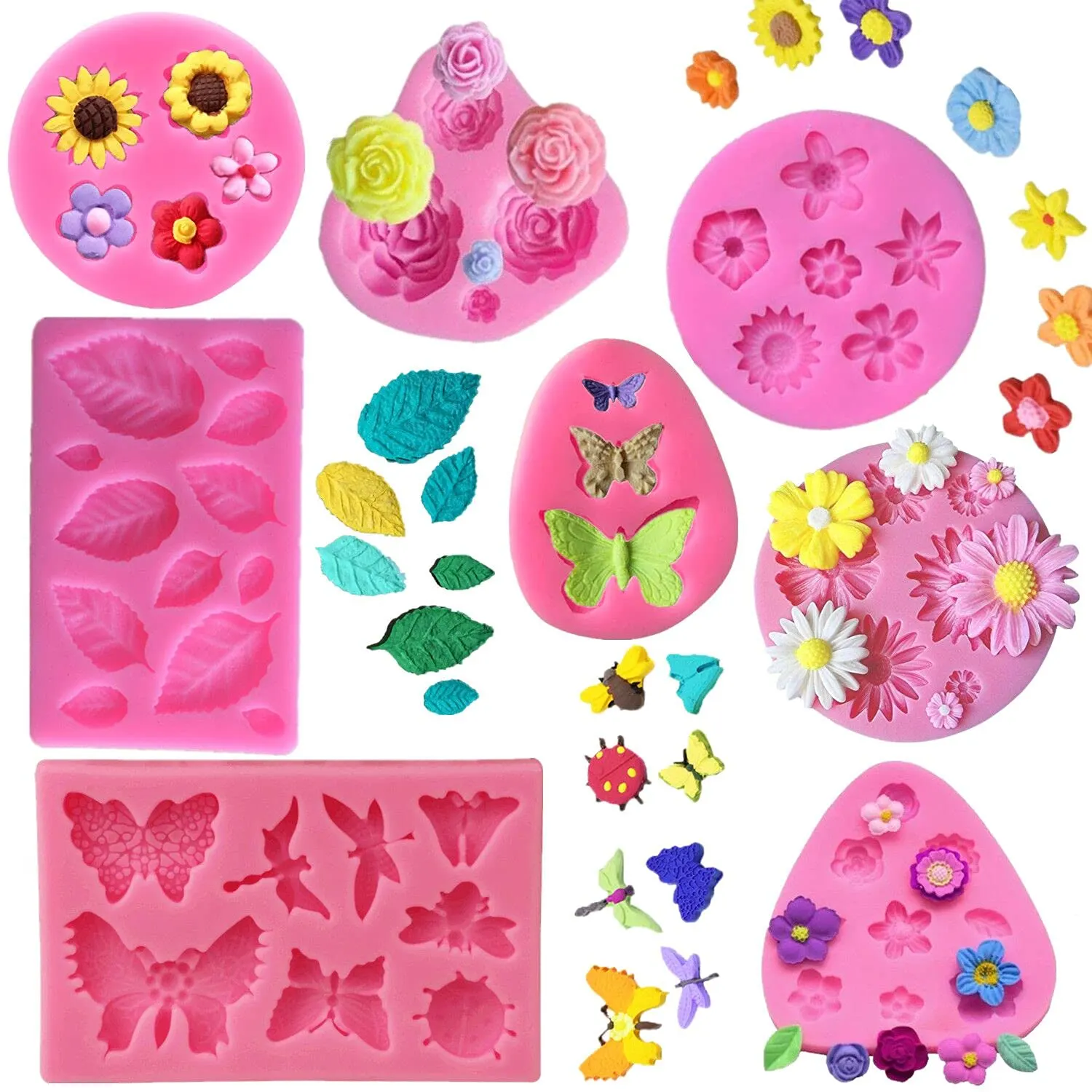 cake molds silicone rose 1