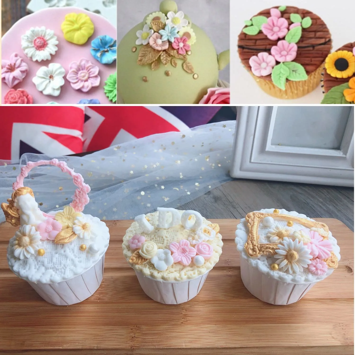 cake molds silicone rose 2