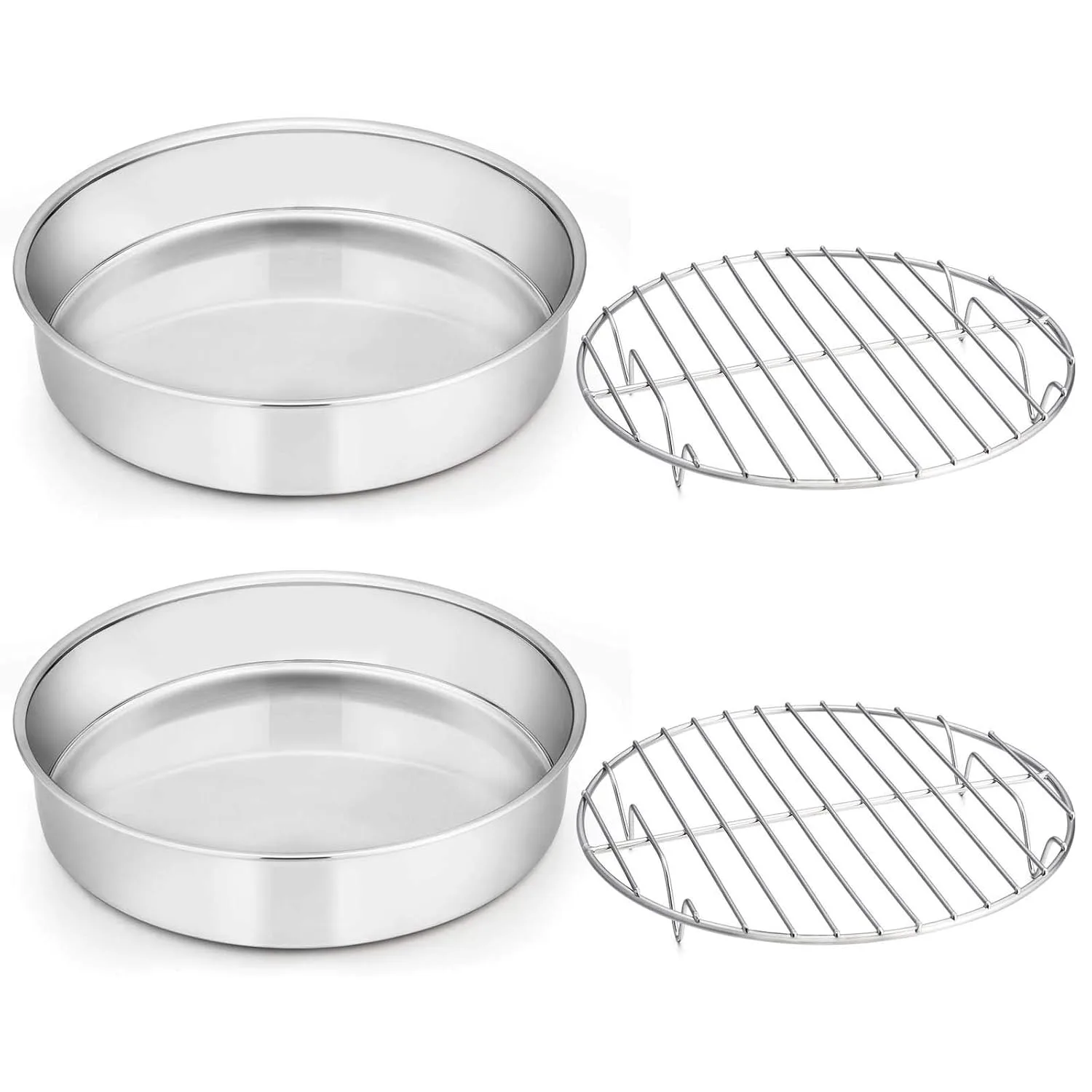 cake pan set stainless 1