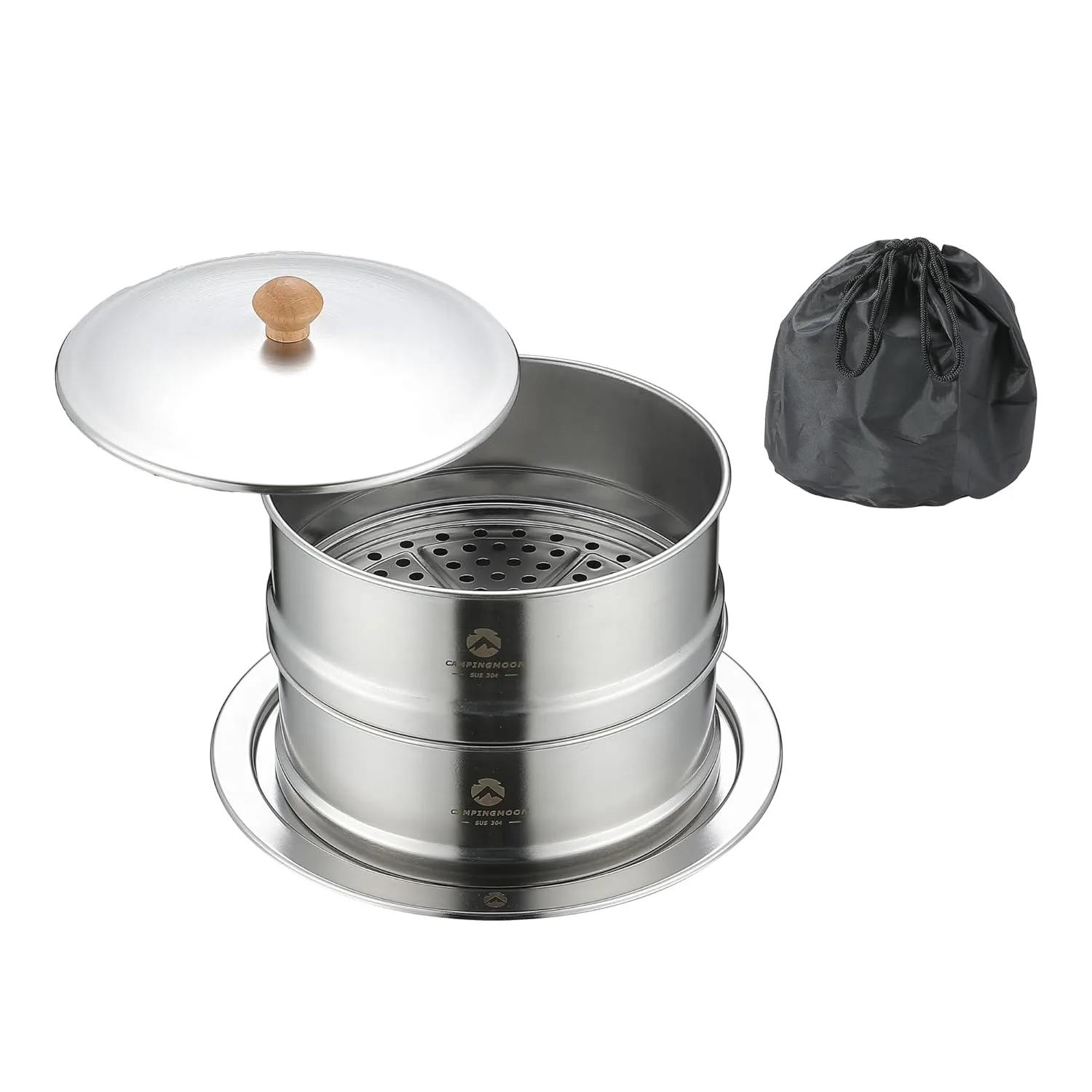 campingmoon stainless steel steamer 1