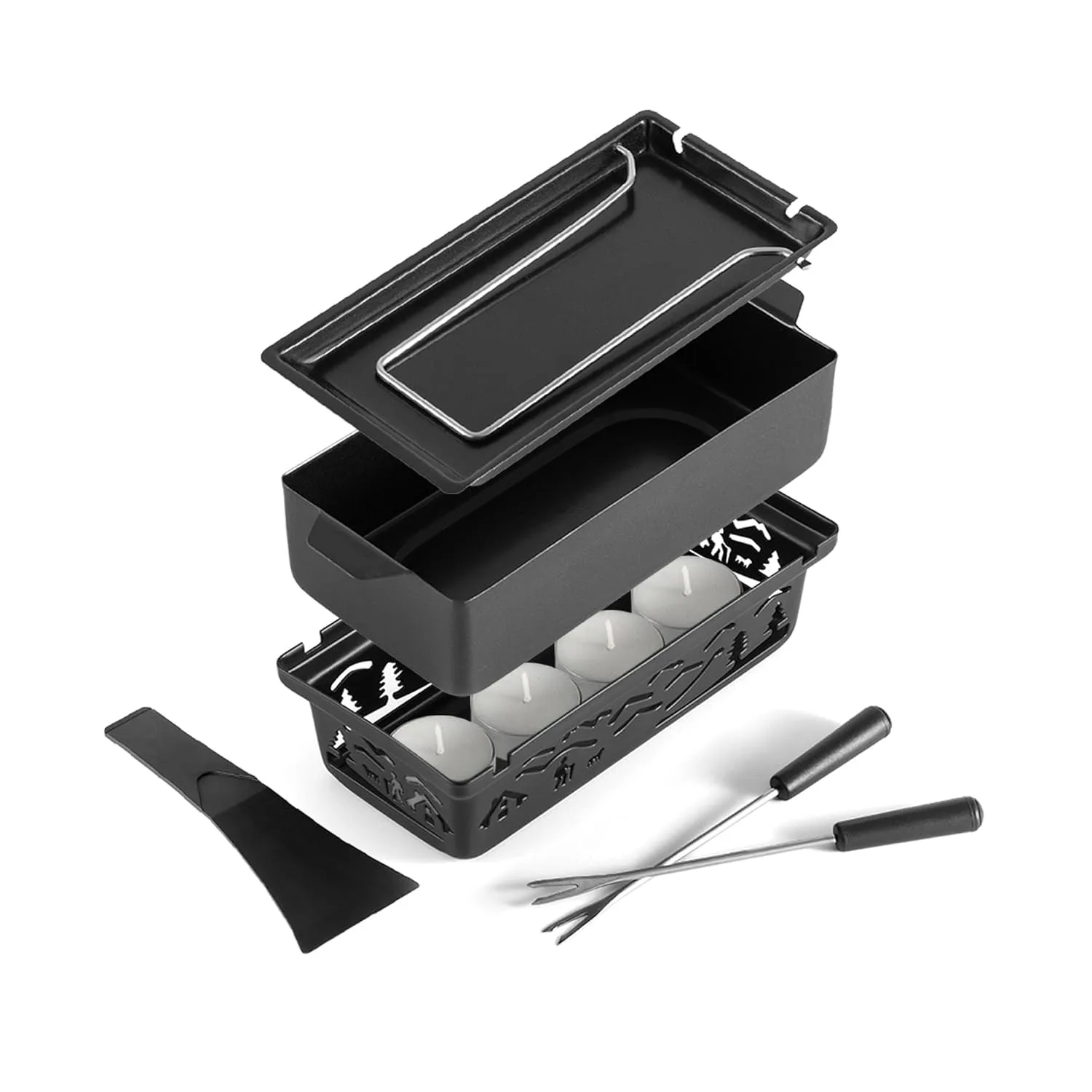 candle fondue raclette 1
