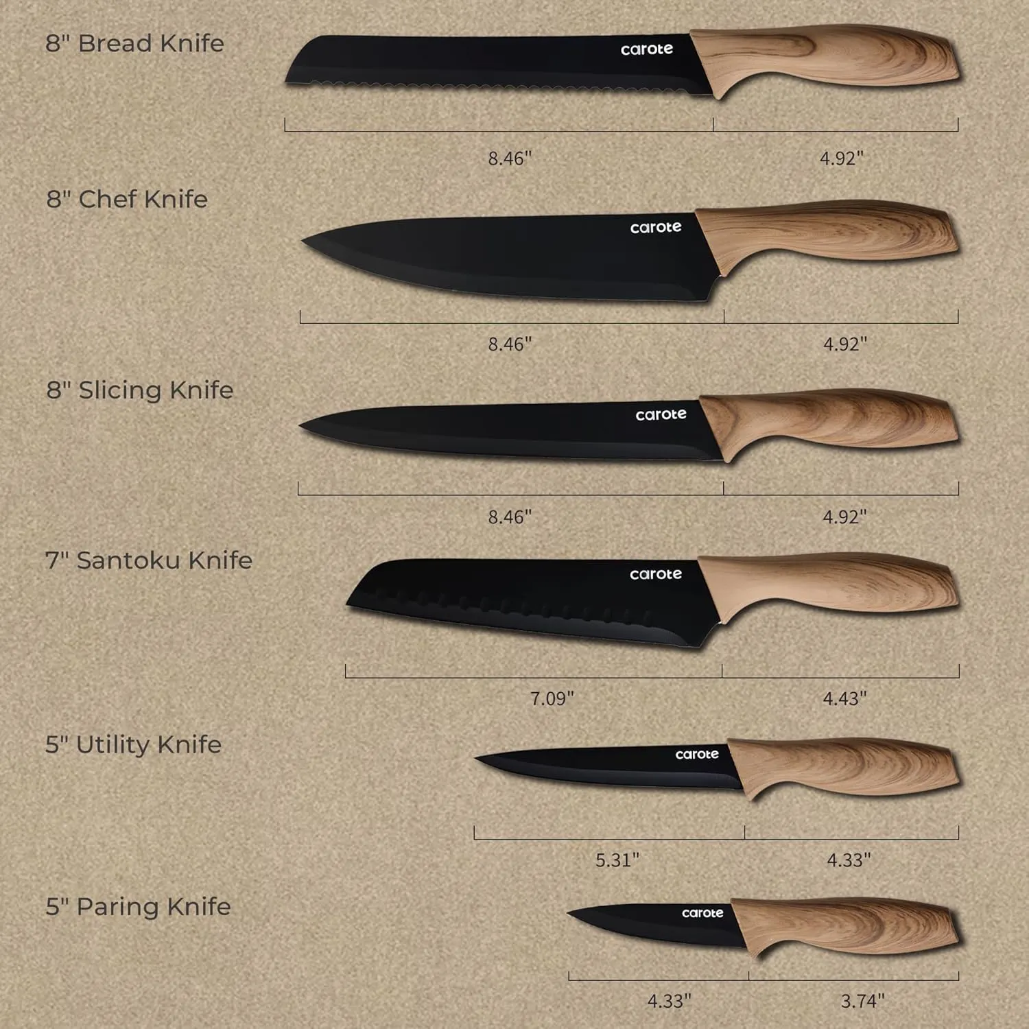 carote knife set 2