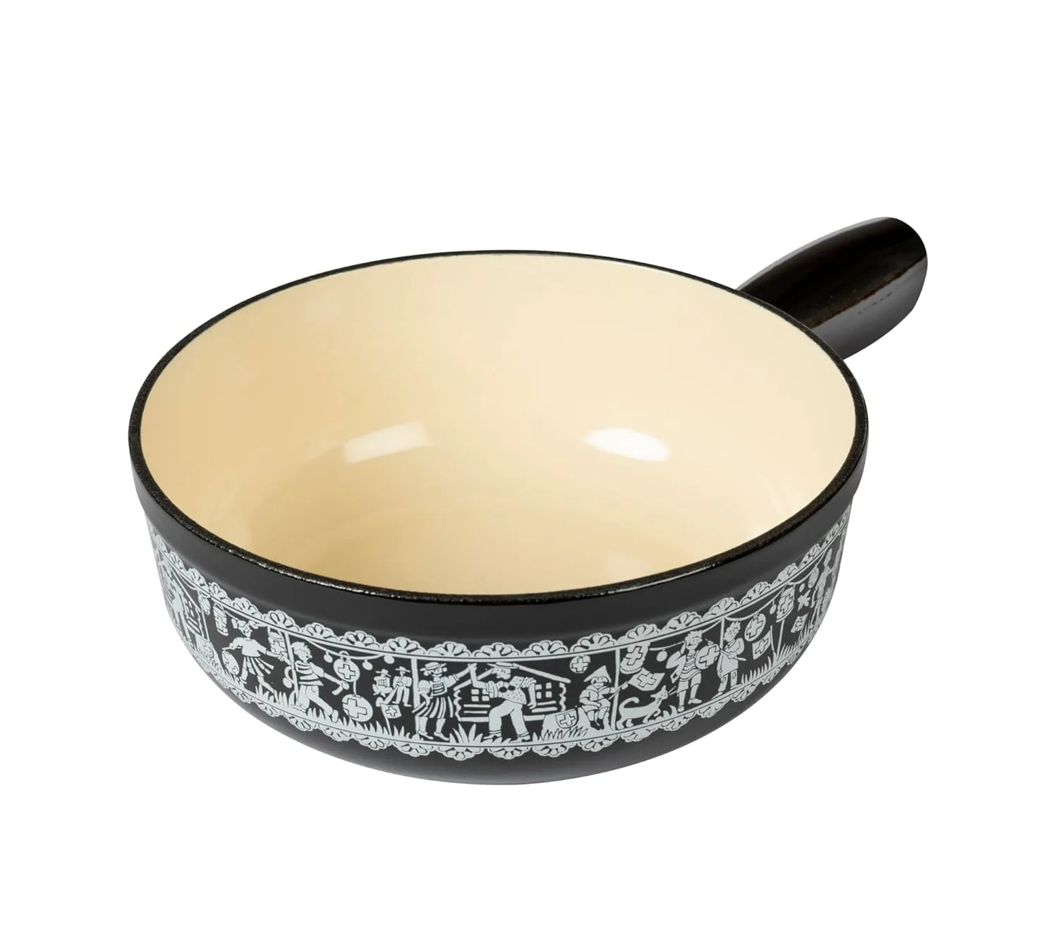 cast iron cheese fondue 1