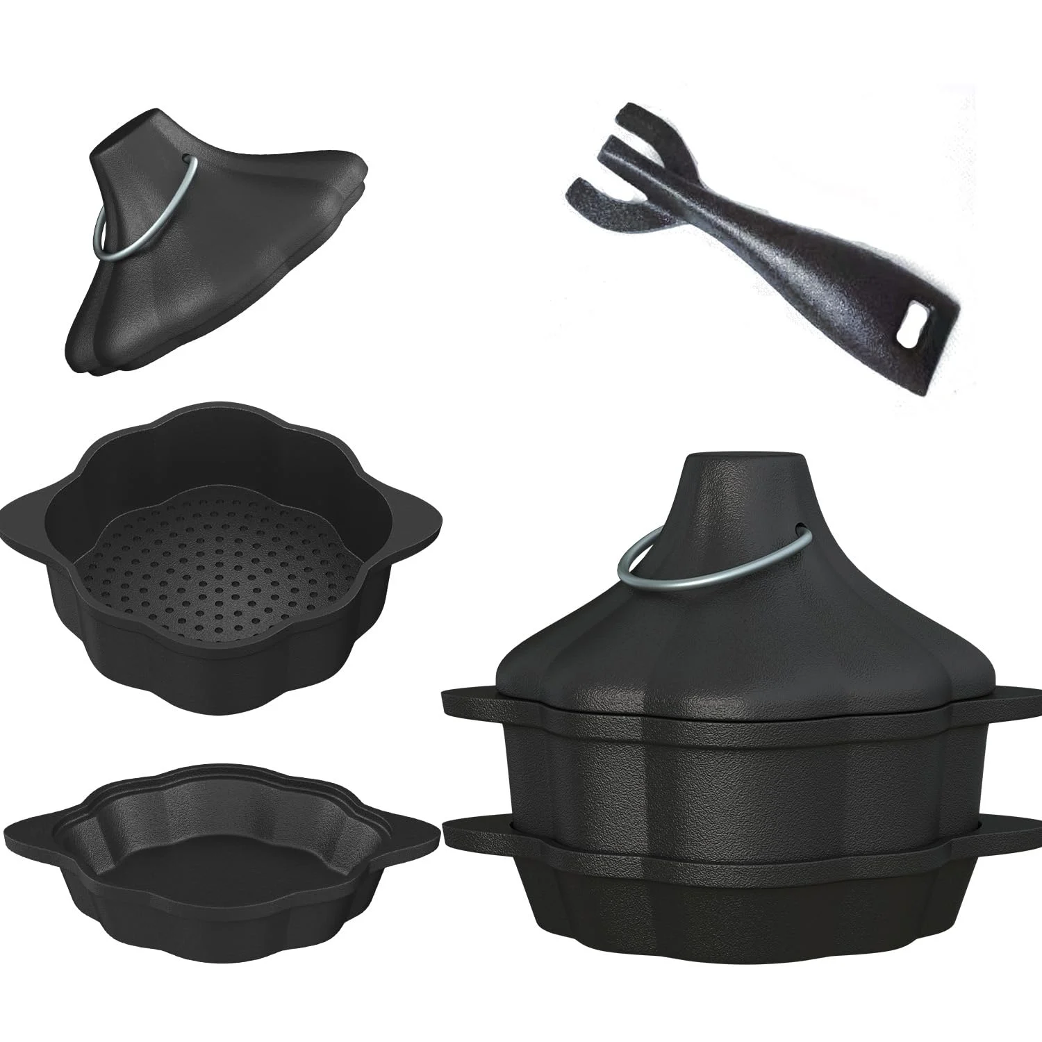 cast iron steamer pan 1