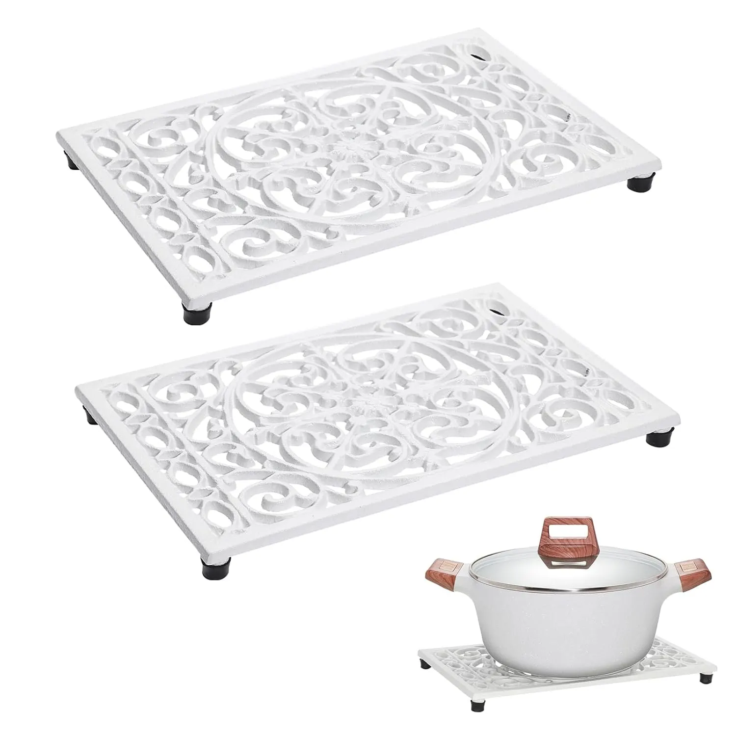 cast iron trivets pads 1