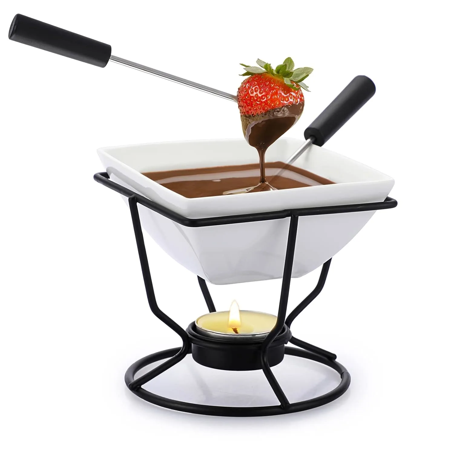 ceramic butter warmer fondue 1