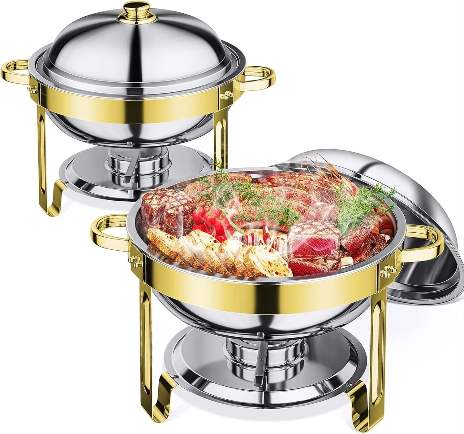 chafing dish set stainless 1