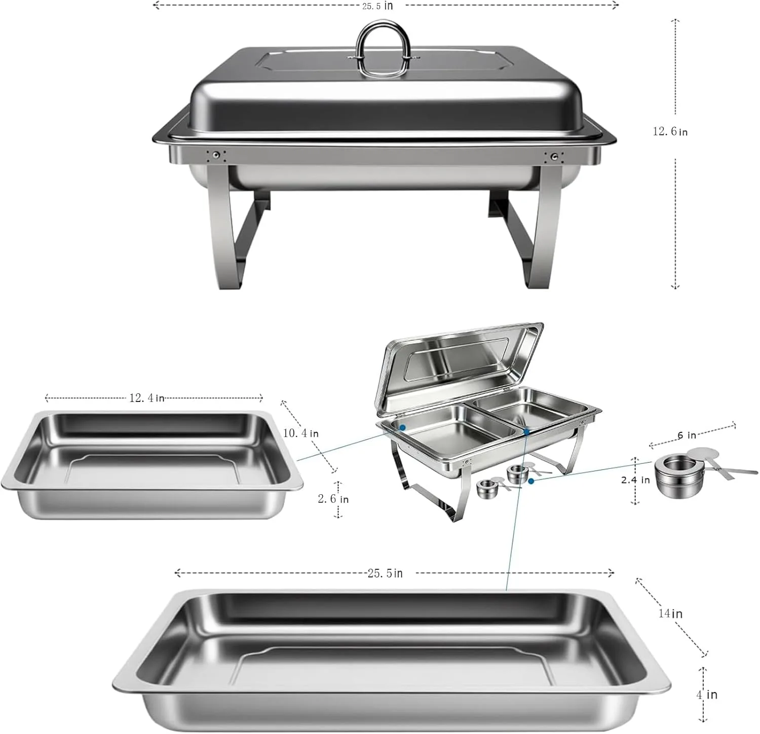 chafing dishes buffet 2